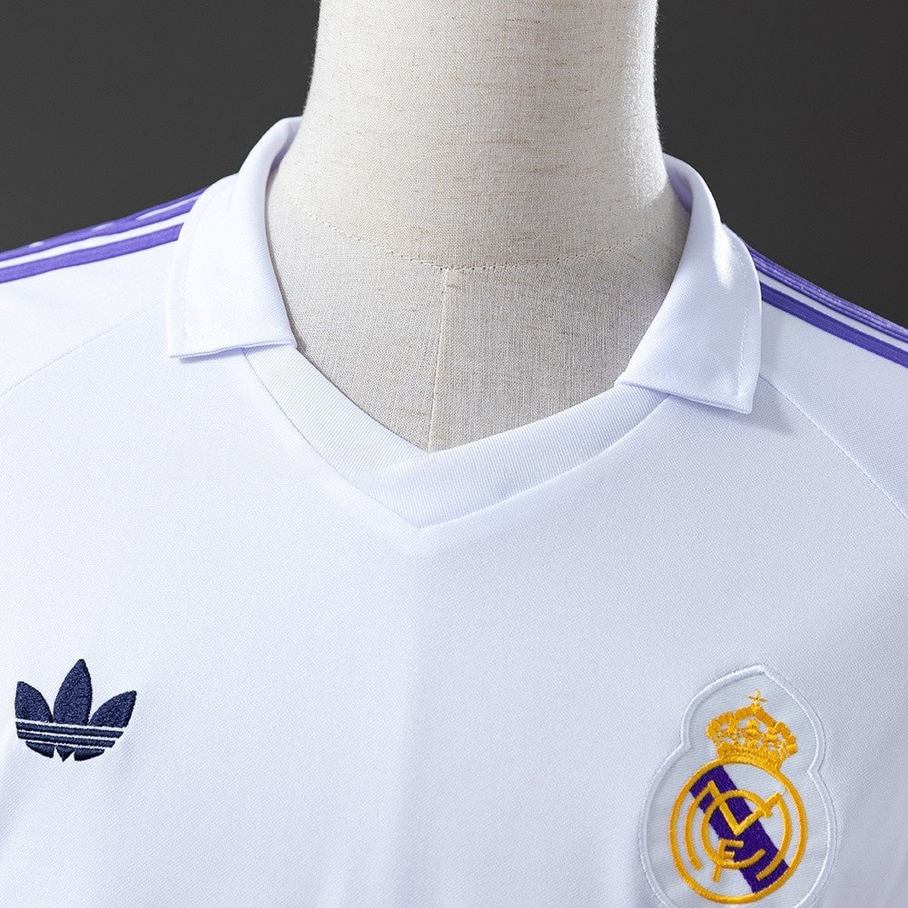 Real Madrid Jersey 1984-85 Home Retro Football Kit