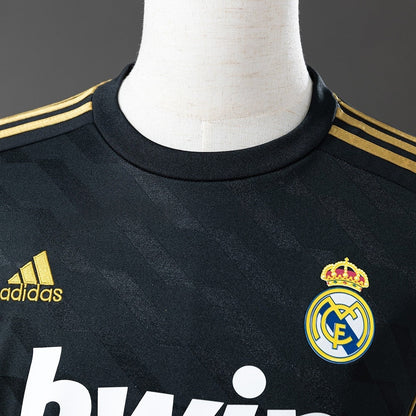 Real Madrid Jersey 2011/12 Away Retro Football Kit Long Sleeves
