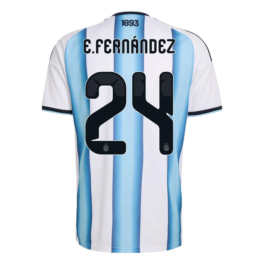 E. FERNÁNDEZ #24 Mens Argentina World Cup Home Jersey 2026 [PREMIUM]