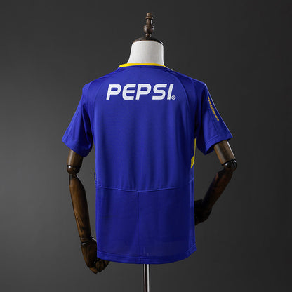 Boca Juniors Jersey 2003-04 Home Retro Football Kit