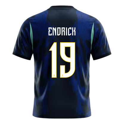 ENDRICK #19 Mens Brazil World Cup Away Jersey 2026