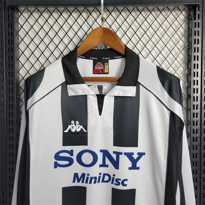 Juventus Jersey 97/98 Long Sleeve history retro Football Kits Custom Name 1997 1998 Soccer Sport Shirt