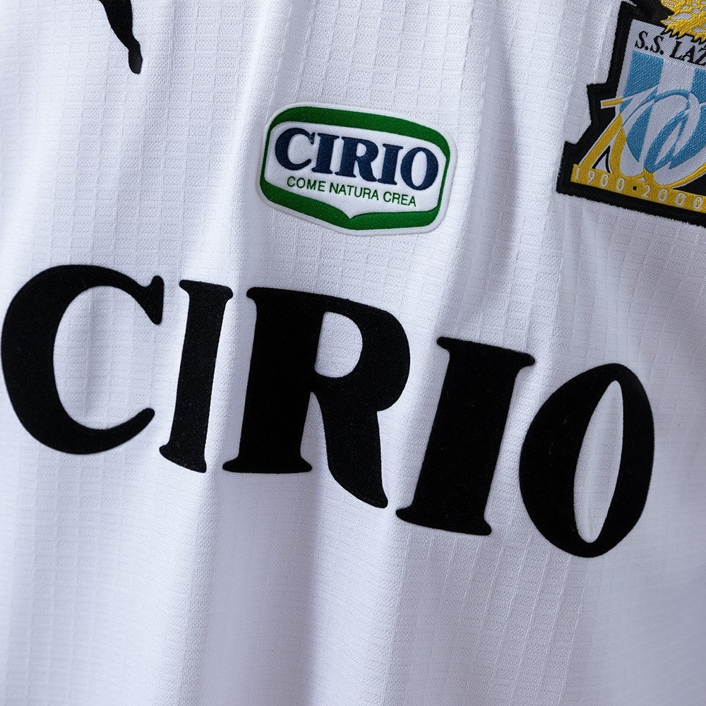 Lazio Jersey 2000-01 Away Retro Football Kit Long Sleeves