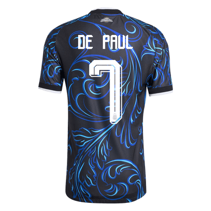 DE PAUL #7 Mens Argentina World Cup Away Jersey 2026 - Player Version (Slim Fit)