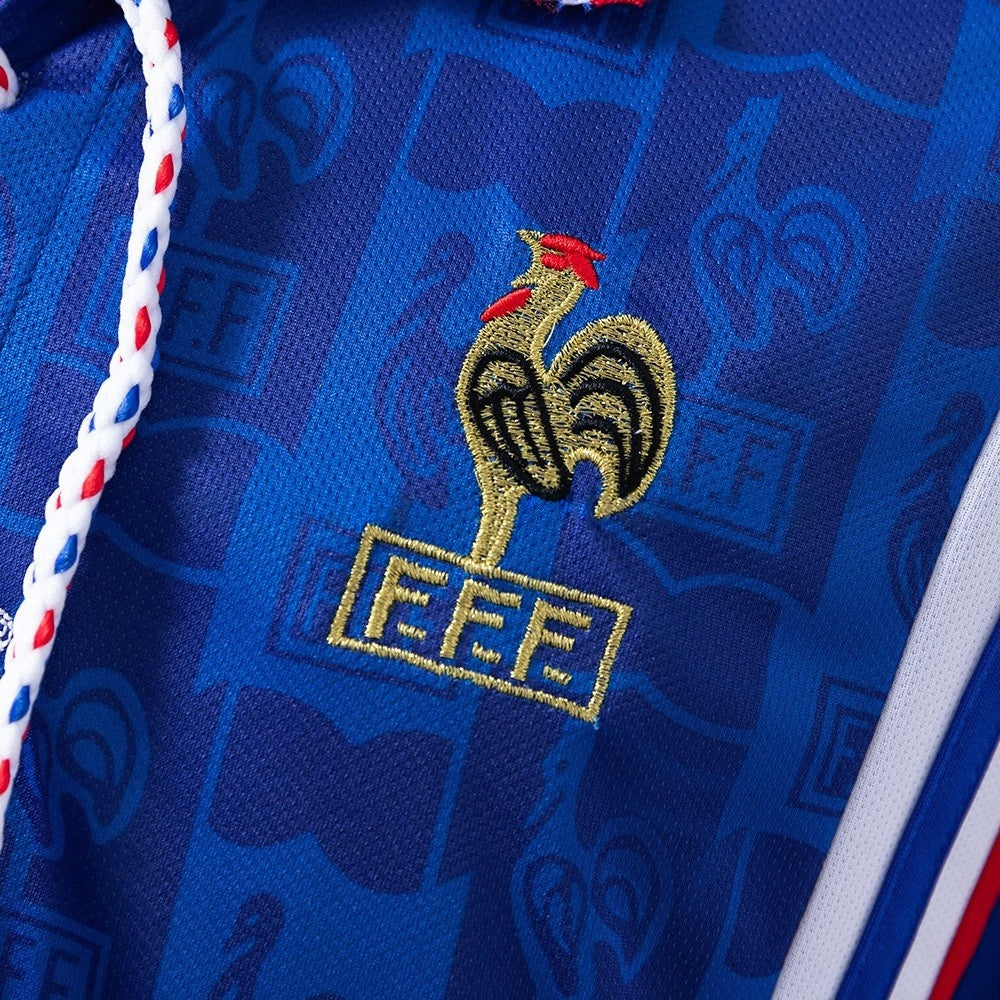 France Jersey 1996 Retro Home Football Kit