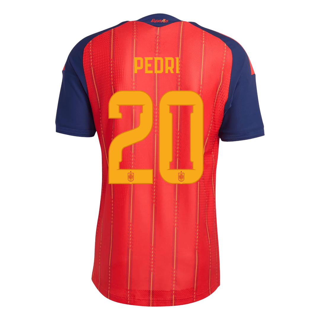PEDRI #20 Mens Spain World Cup Home Jersey 2026 - Player Version (Slim Fit)