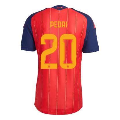 PEDRI #20 Mens Spain World Cup Home Jersey 2026 - Player Version (Slim Fit)