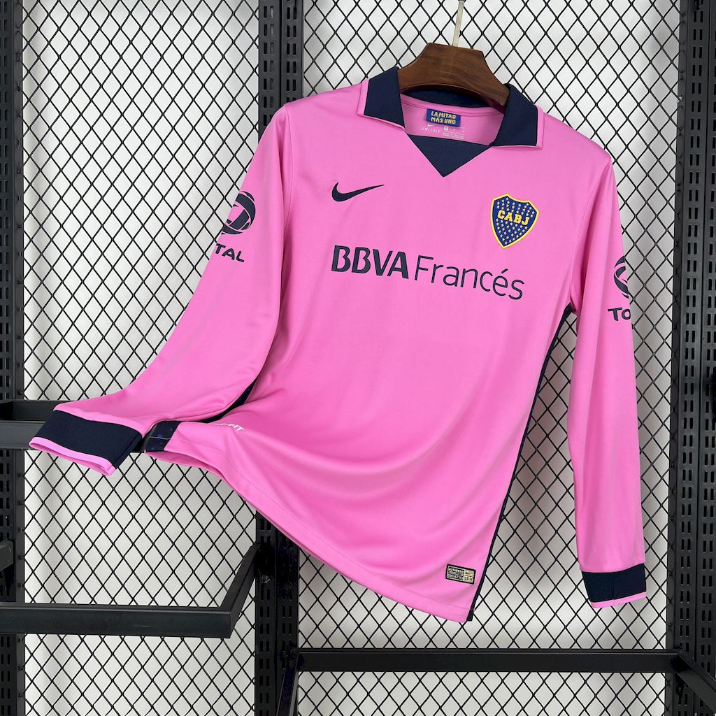 Retro Boca Juniors Jersey 2013-14 Away Long Sleeves Football Kit Soccer Jersey