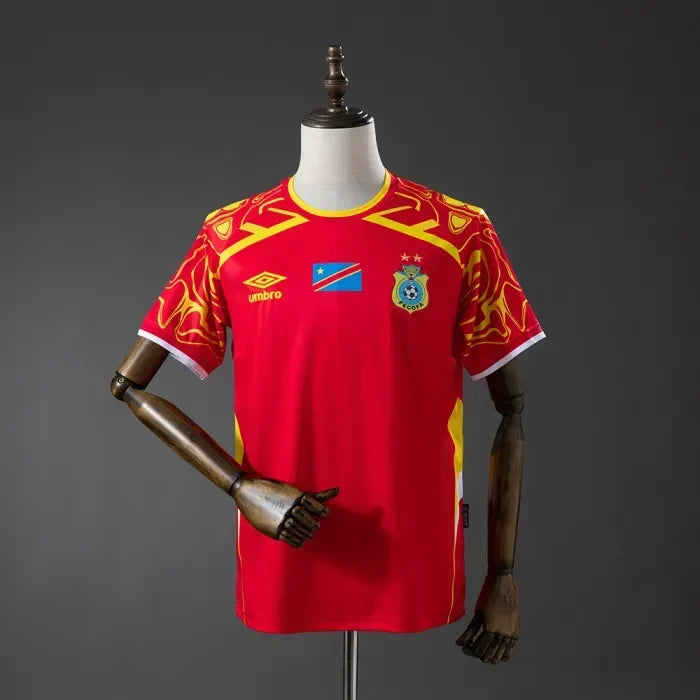 Congo Red Jersey 2026 World Cup Football Kit Soccer Shirt