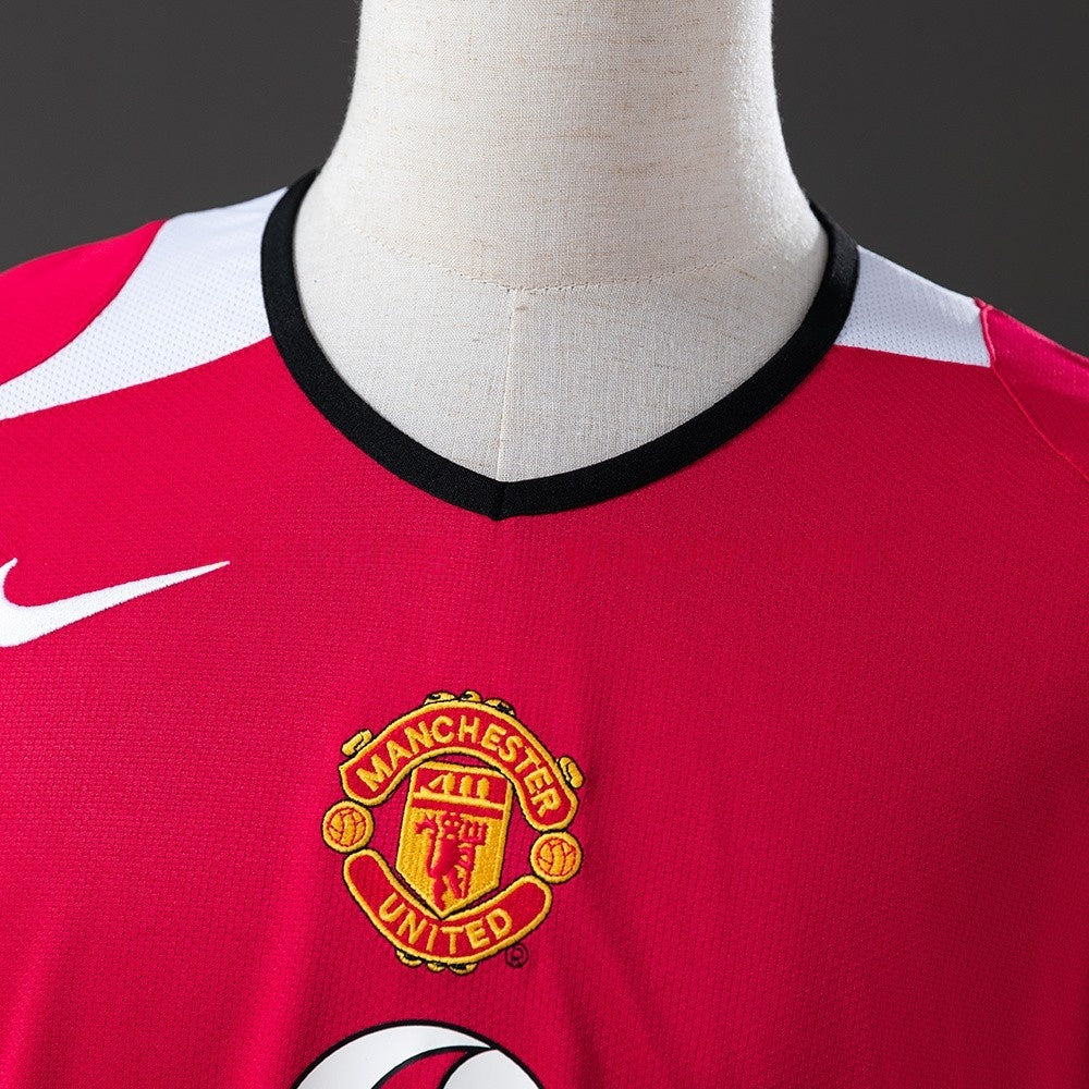 Manchester United Jersey 2004/06 Home Retro Kit Long Sleeves
