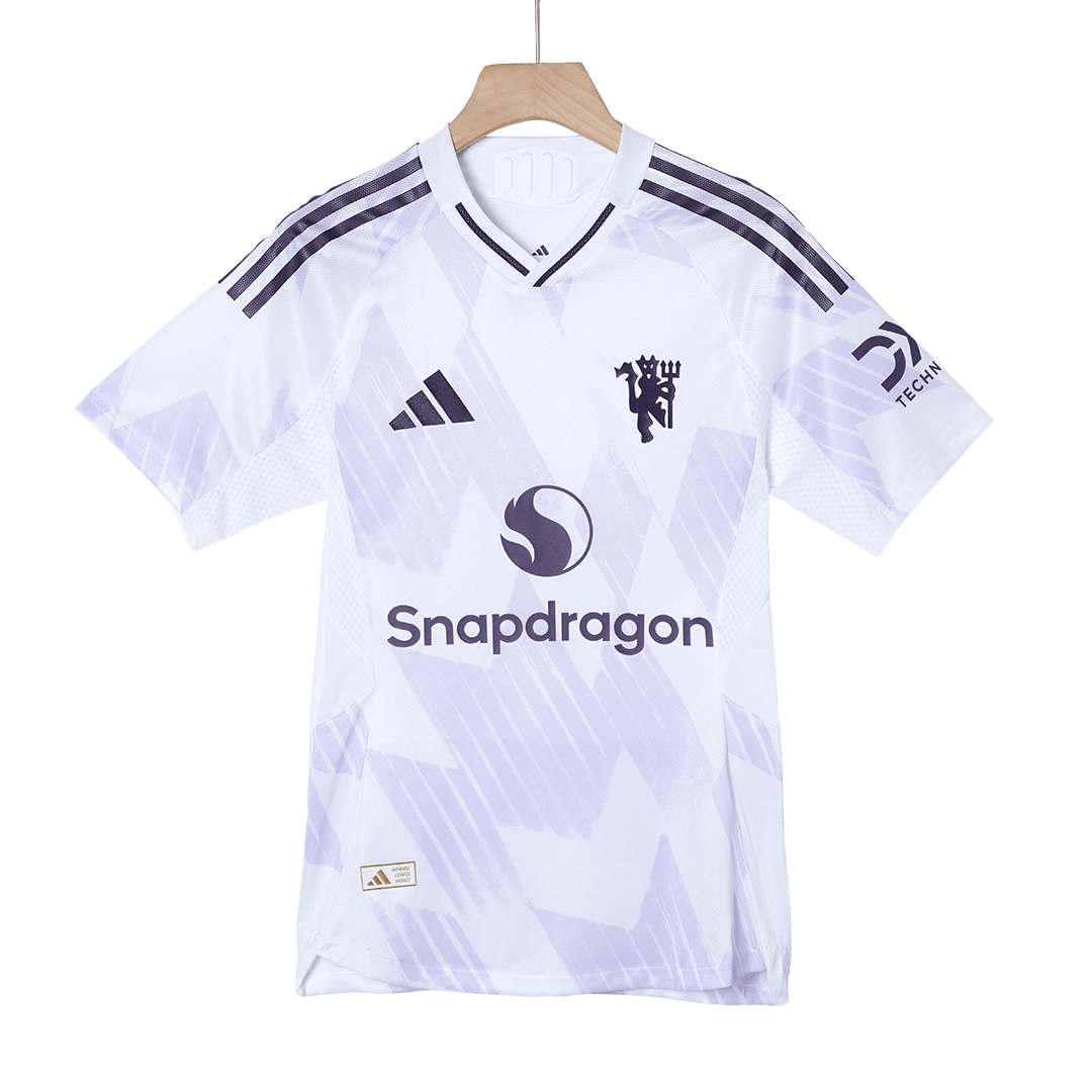 B.FERNANDES #8 Mens Manchester United Away Jersey 2025/26 - Player Version (Slim Fit)