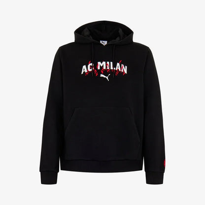 Puma AC Milan Culture Hoodie-Black