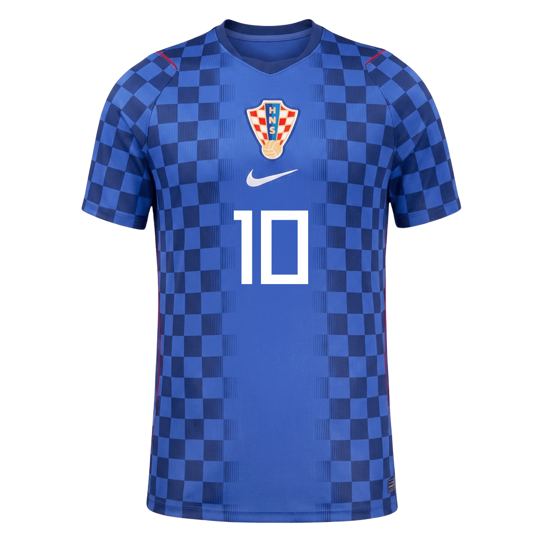 MODRIĆ #10 Mens Croatia World Cup Away Jersey 2026 - Player Version (Slim Fit)