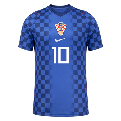 MODRIĆ #10 Mens Croatia World Cup Away Jersey 2026 - Player Version (Slim Fit)