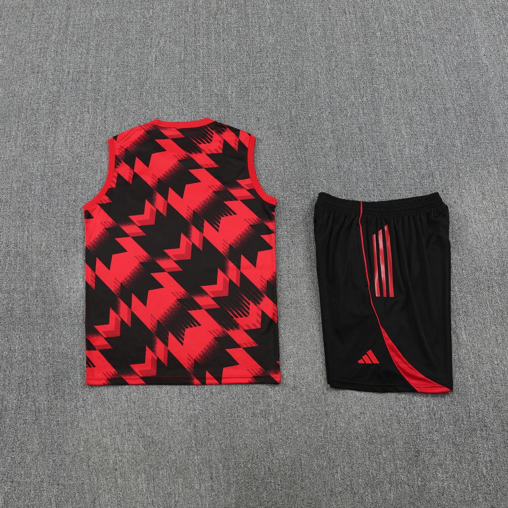 Manchester United Vest Set Training Tracksuits 25/26 Football Kit Soccer Jersey
