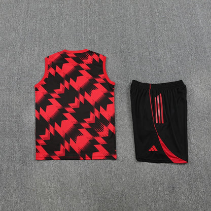 Manchester United Vest Set Training Tracksuits 25/26 Football Kit Soccer Jersey