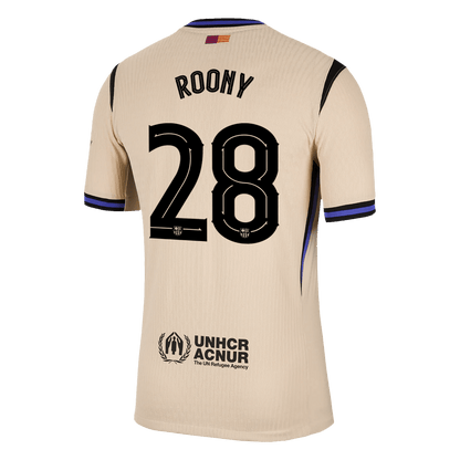 ROONY #28 Mens Barcelona Away Jersey 2025/26 UCL - Player Version (Slim Fit)