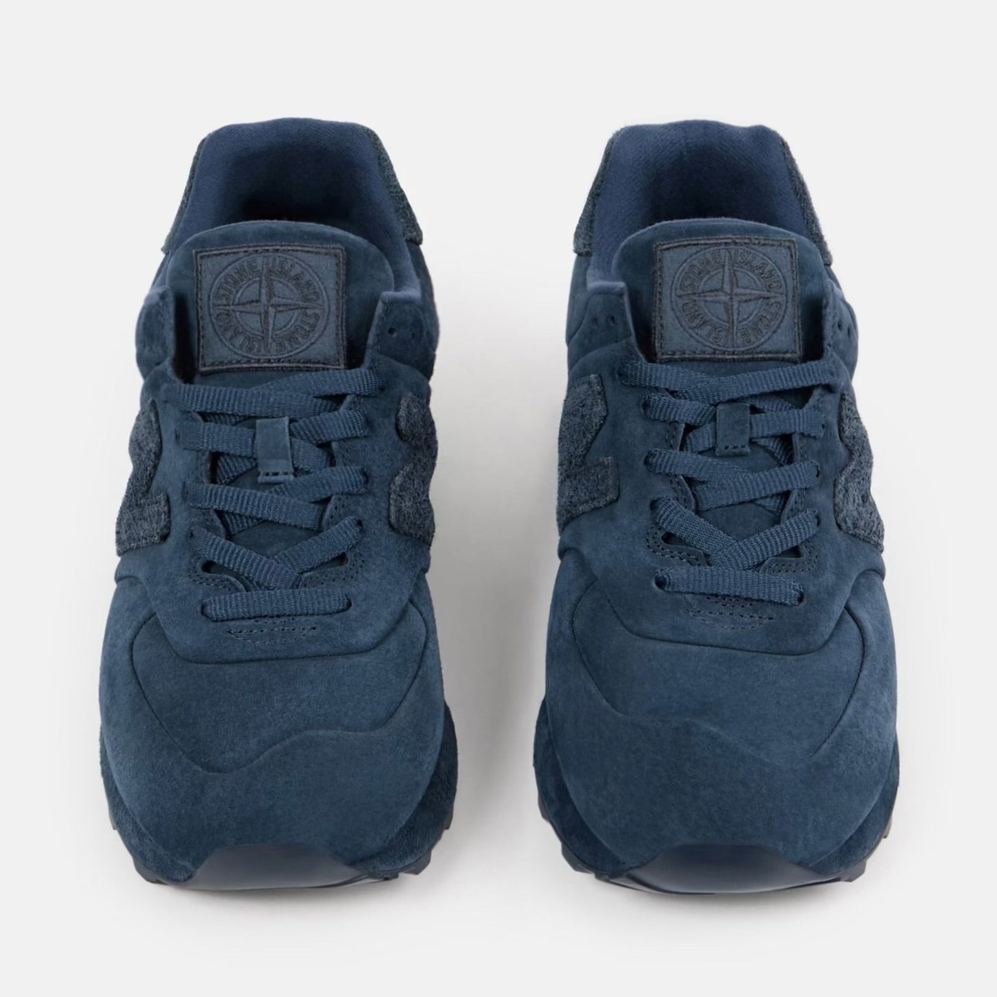 Stone Island | New Balance 574 Ghost Trainers in Slate Blue