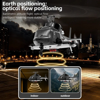 YUXIANG F02 Airwolf RC Helicopter Auto Stabilized 6CH 6-Axis Gyro Optical Flow Positioning Helicopter