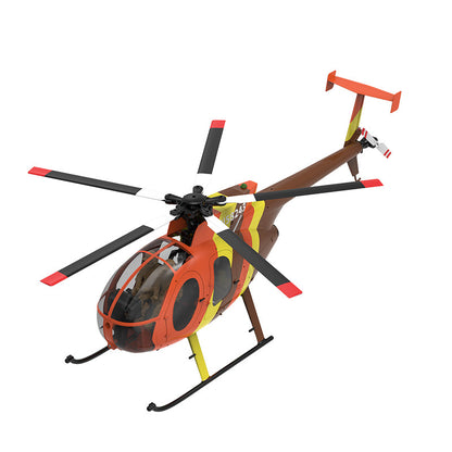 YUXIANG F118S MH-6 Little Bird 1/16 Scale 250-Class FPV RC Military Helicopter 5-Blade Flybarless GPS RTF