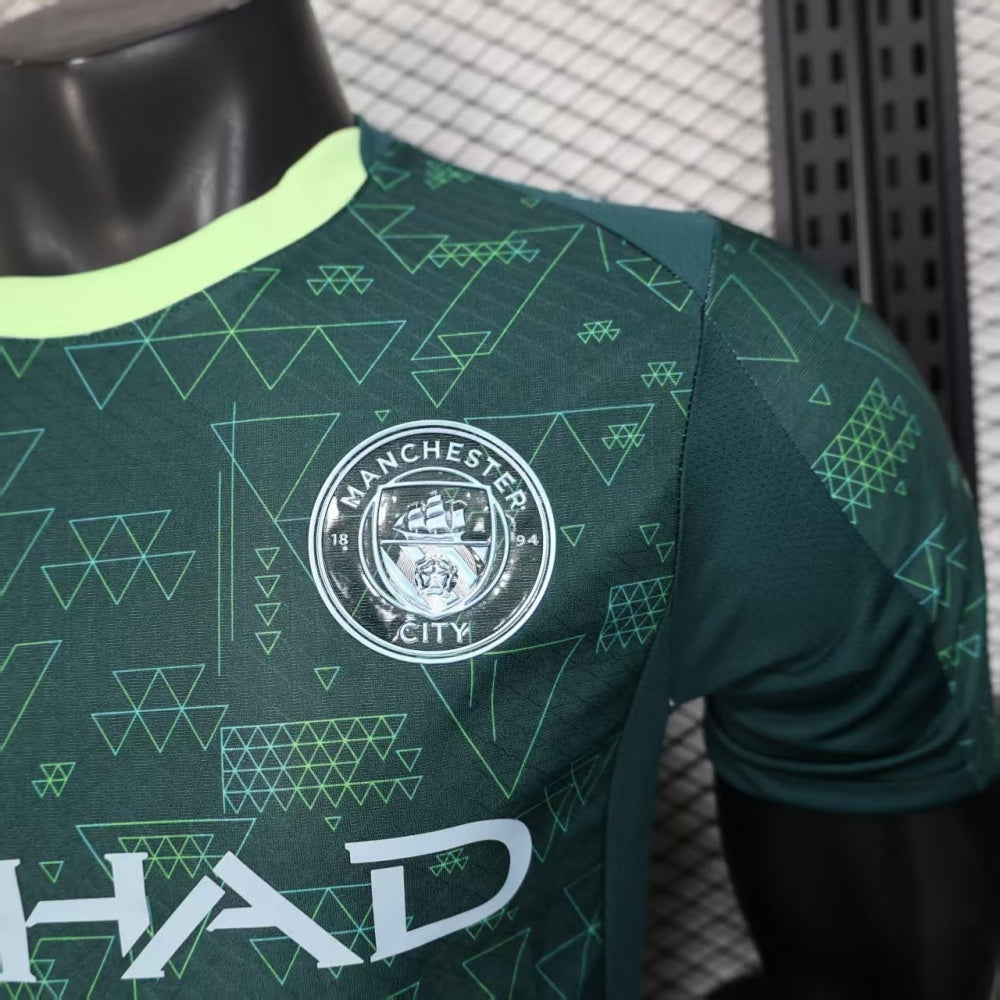 Manchester City Jersey 25/26 Fourth Football Kit Player Version