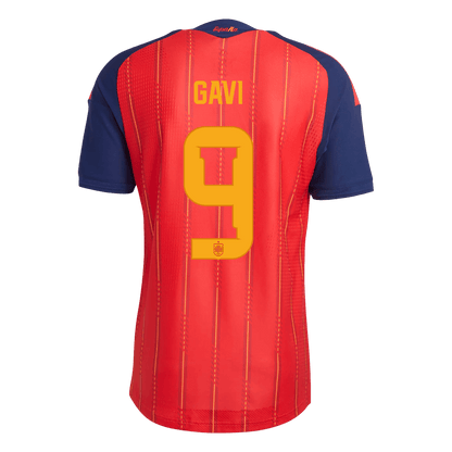 GAVI	 #9 Mens Spain World Cup Home Jersey 2026 - Player Version (Slim Fit)