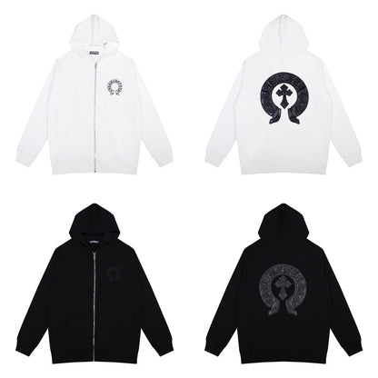Chrome Hearts Zip Up Hoodie K5020