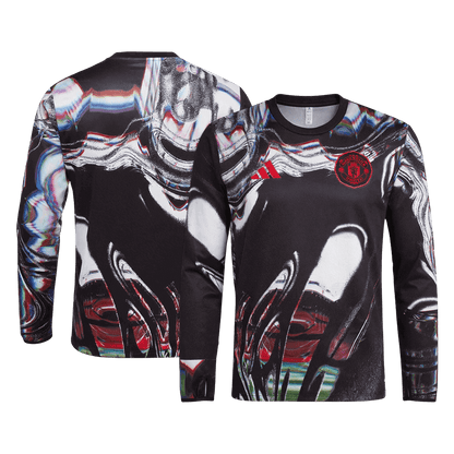 Mens Manchester United Pre-Match Long Sleeve Jersey 2025/26