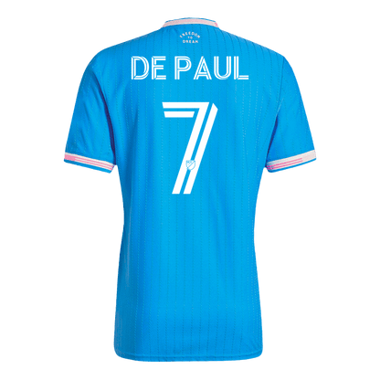 DE PAUL #7 Mens Inter Miami CF Third Jersey 2025 - Player Version (Slim Fit)