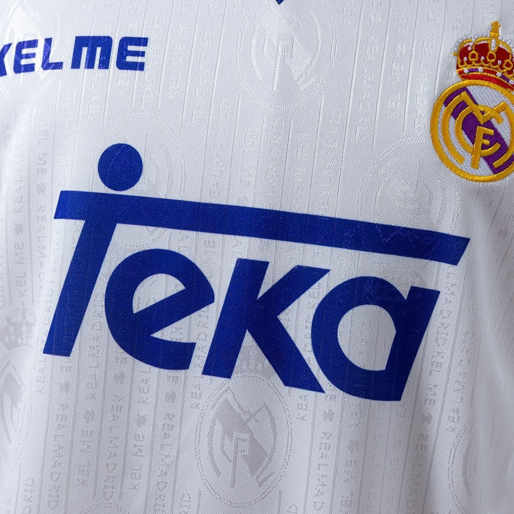 Real Madrid Jersey 1996-97 Home Retro Football Kit