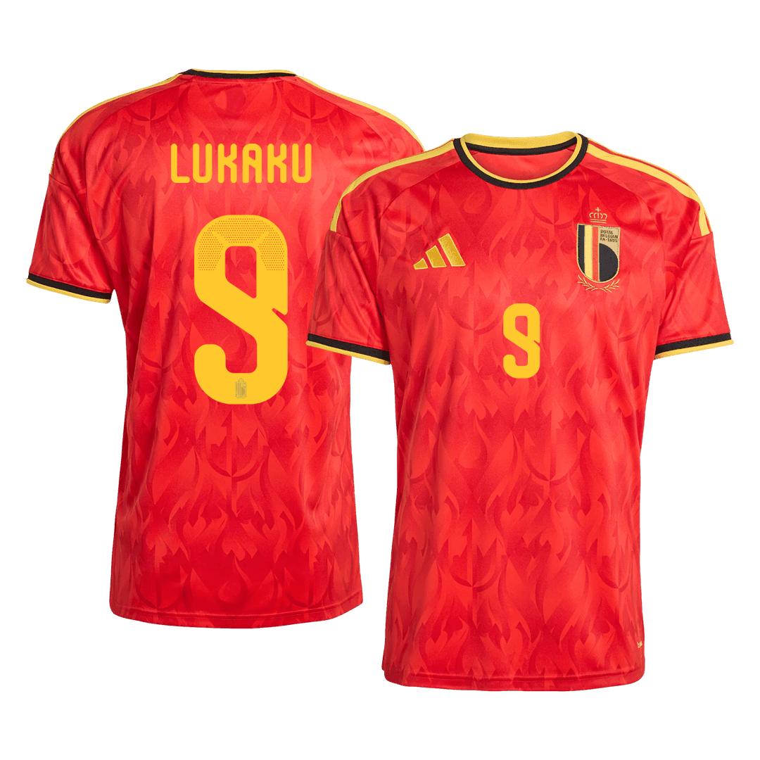 LUKAKU #9 Mens Belgium World Cup Home Jersey 2026