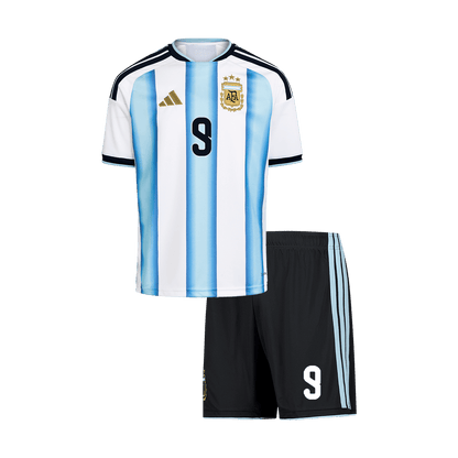 J.ÁLVAREZ #9 Kids Argentina World Cup Home Kit 2026 [PREMIUM]