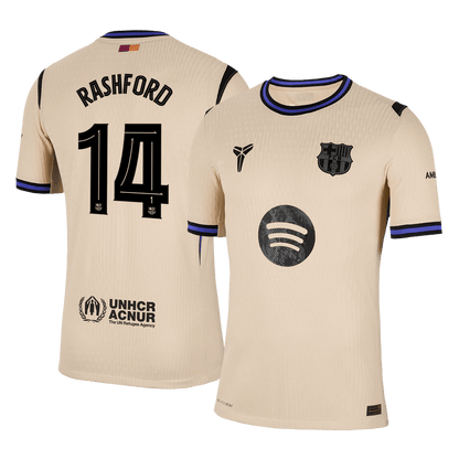 RASHFORD #14 Mens Barcelona Away Jersey 2025/26 UCL - Player Version (Slim Fit)