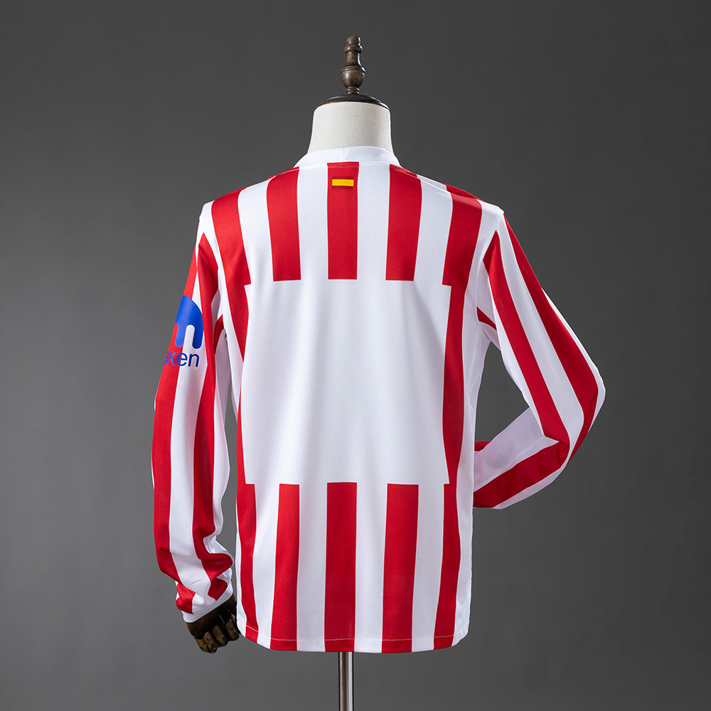 Atletico Madrid Jersey 25/26 Home Football Kit Long Sleeves