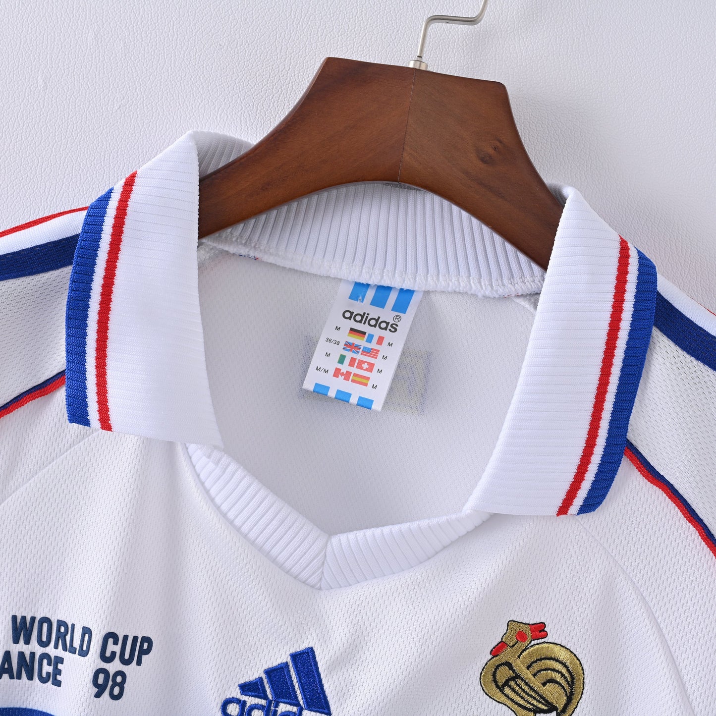 Retro France Jersey 1998 Away Football Kit Soccer Jersey