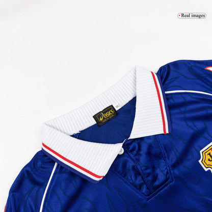Retro 1998 Mens Japan World Cup Home Long Sleeve Jersey
