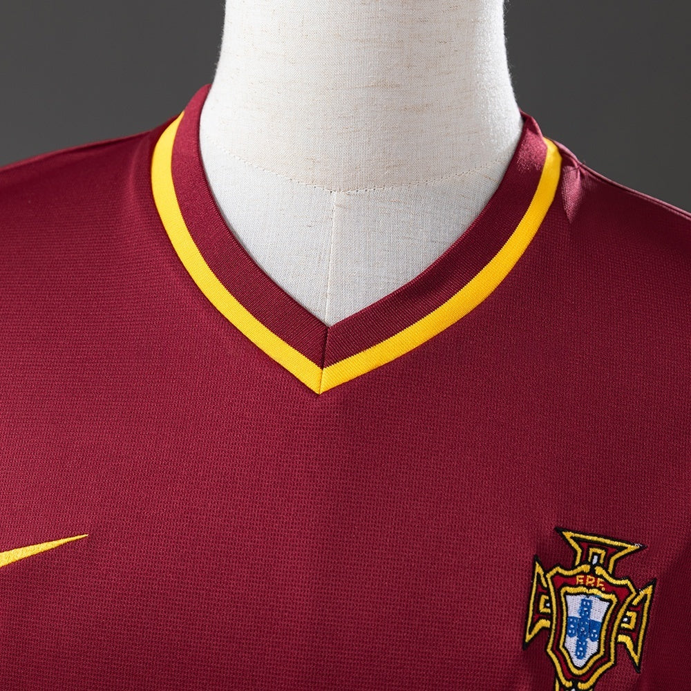 Portugal Home Jersey 2000 Retro Football Kit Soccer Shirt