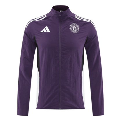 2025/26 Manchester United Purple Windbreaker Jacket