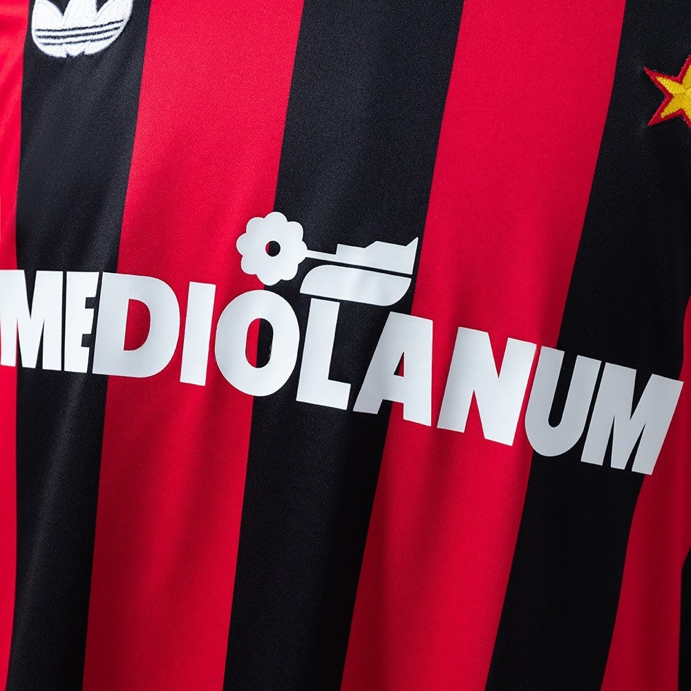 AC Milan Jersey 1990-91 Home Retro Football Kit