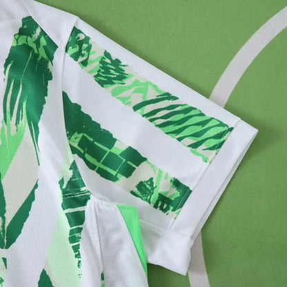 JCF Concept White and Green Jersey Inspired by Nigeria Culture