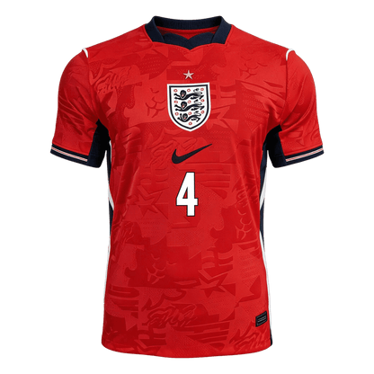 RICE #4 Mens England World Cup Away Jersey 2026 - Player Version (Slim Fit)