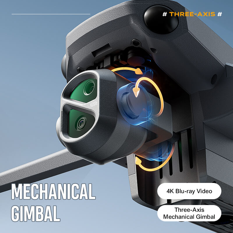 SMRC WING100 8K GPS Drone – 3-Axis Gimbal, Obstacle Avoidance, 5G, Optional Screen Remote
