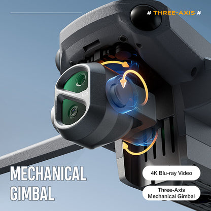 SMRC WING100 8K GPS Drone – 3-Axis Gimbal, Obstacle Avoidance, 5G, Optional Screen Remote