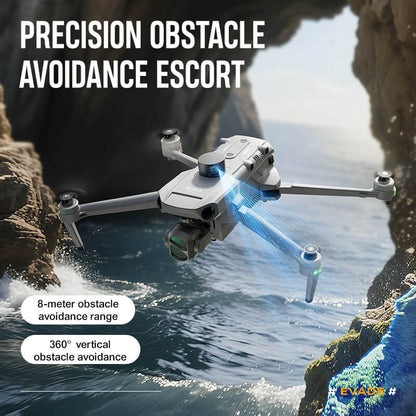 SMRC WING100 8K GPS Drone – 3-Axis Gimbal, Obstacle Avoidance, 5G, Optional Screen Remote