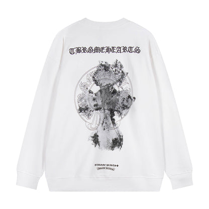 Chrome Hearts Men's Long-Sleeve T-shirtSweatshirt TQ36