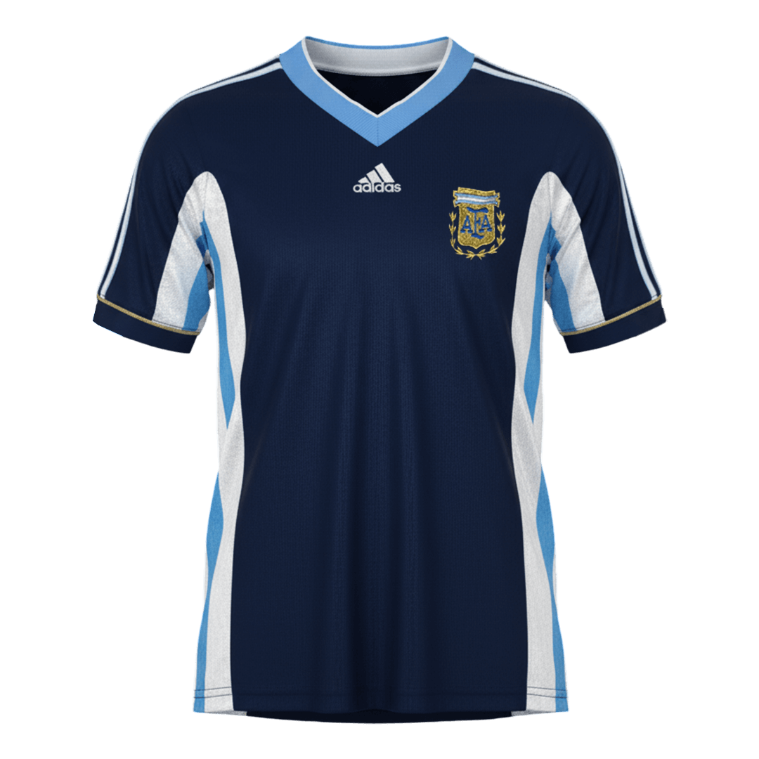 Retro 1998 Mens Argentina Away Jersey
