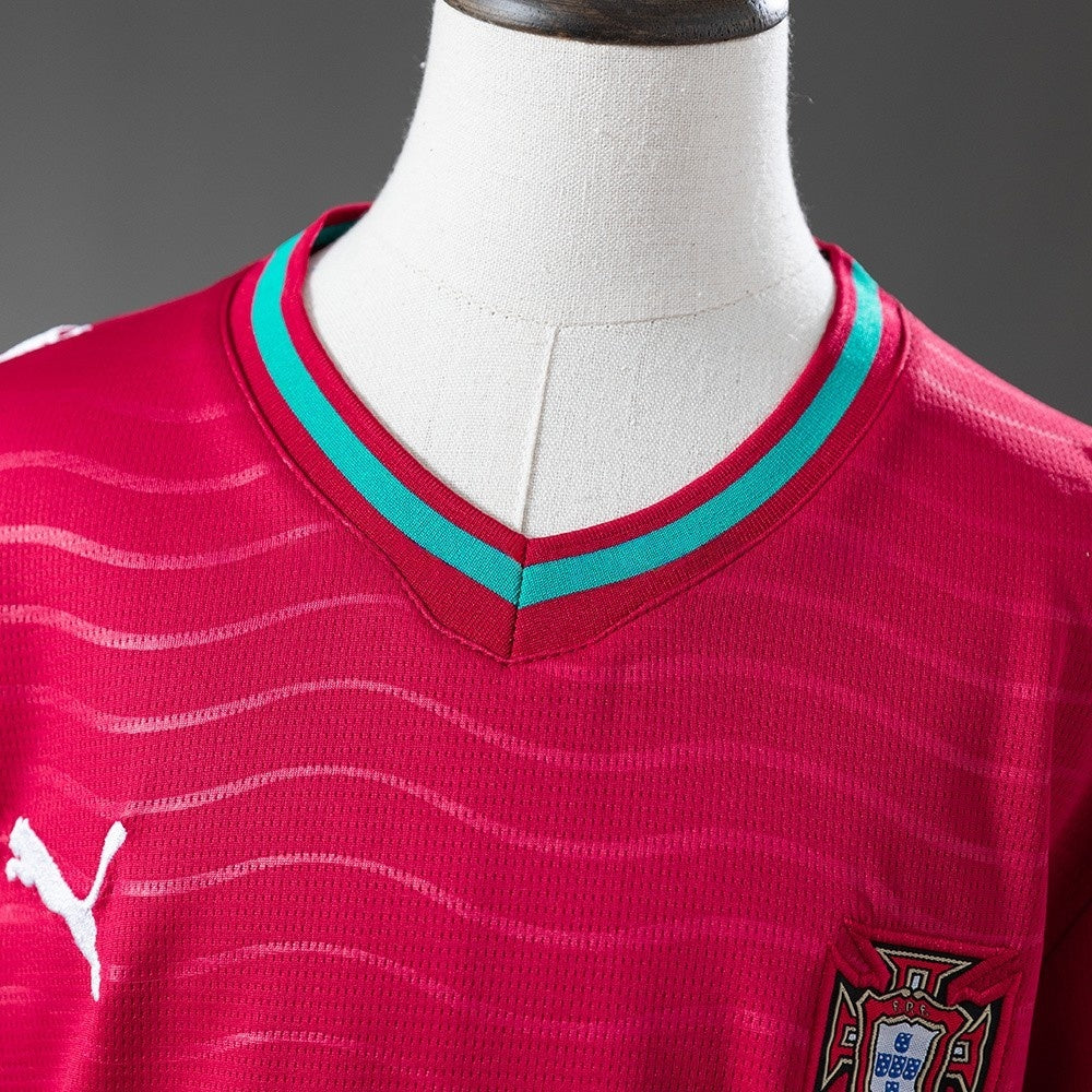 Kids Portugal Jersey 2026 World Cup Home Football Kit