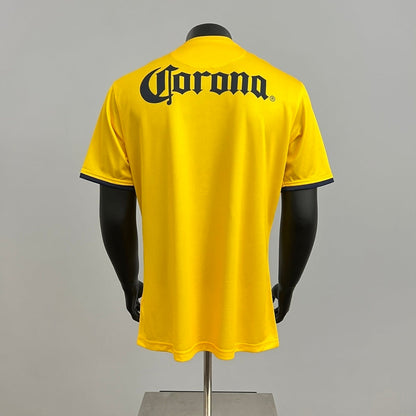 Retro Club America Jersey 2013-14 Home Yellow Football Kit Soccer Jersey
