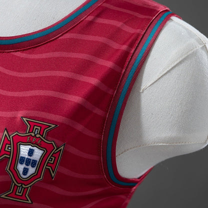 Women Portugal Home Vest 2026 World Cup Football Kit Soccer Shirt