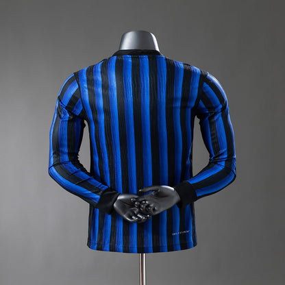 Player Version Inter Milan Jersey 25/26 Home Long Sleeves Football Kit